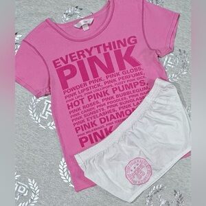 VS PINK Y2K SLEEP LOUNGE SET